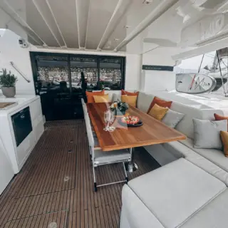 AURELIA - Aft Deck - Sitting Area