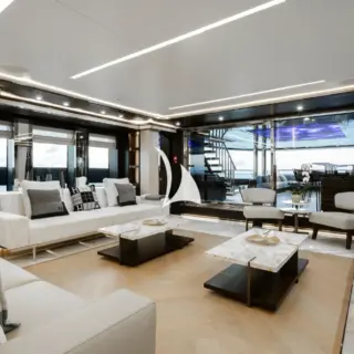 M/Y Provocateur Main Deck Salon