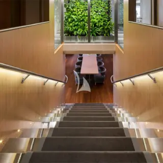 Bridge deck - Stairs leading to dining on main deck