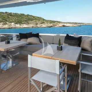 Aft deck - dining area
