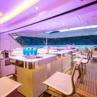 Bar area party lights