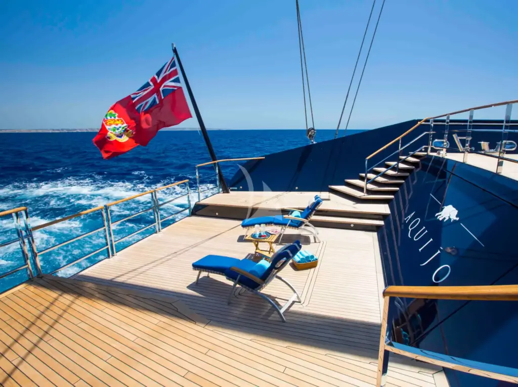 AQUIJO - swim platform is hydraulic allowing easy access to the water for all