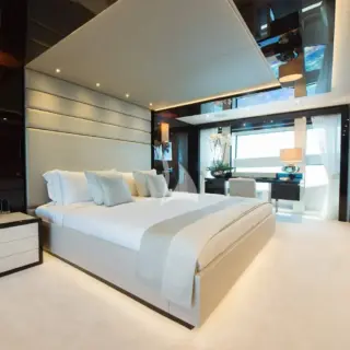 Master stateroom on main deck