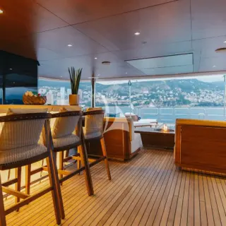 Main deck aft, enjoy the bar