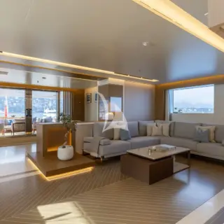 Principle's Salon aft on upper deck