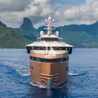 View of the bow