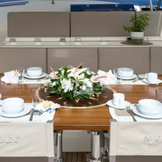 Fly Bridge Forward Table