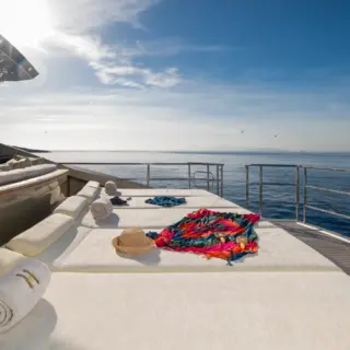 Main deck aft sun lounging area