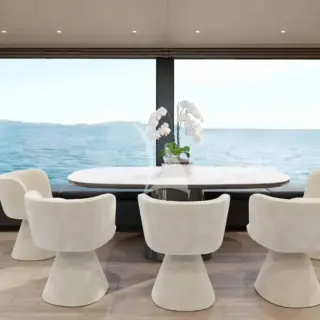Main Salon Dining Rendering