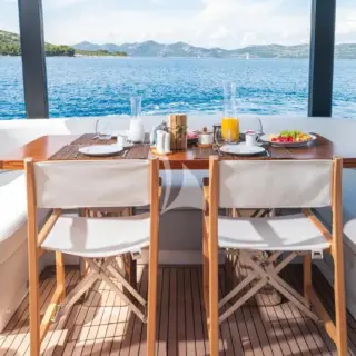 Main deck - al fresco dining