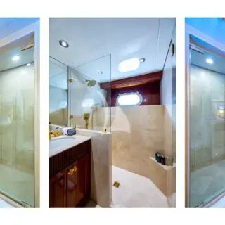 Guest bathrooms below