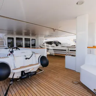 Aft Deck Tender Storage