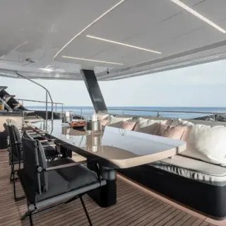 Aft Terrace Dining area