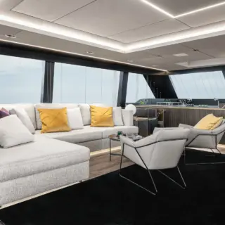 Main salon Lounge area