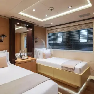 Twin guest cabin