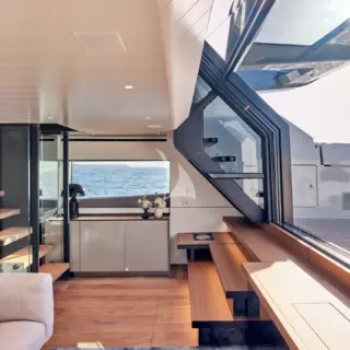 Lower deck salon