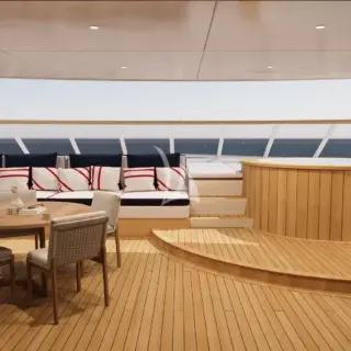 Upper/Owner's cabin exclusive deck 