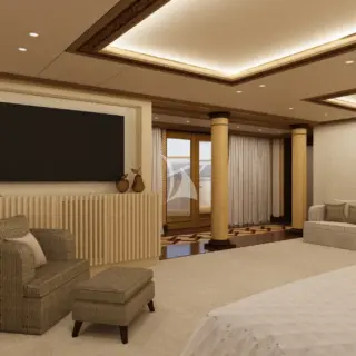 Upper/Owner's deck master suite 