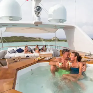 Lady J Jacuzzi on the Sun Deck