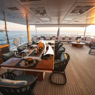 Bridge deck dining