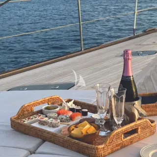 Sushi time onboard