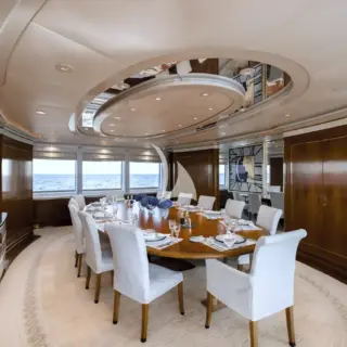 Main deck dining area