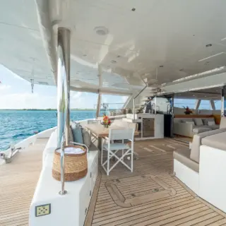 Main deck and swim platform
