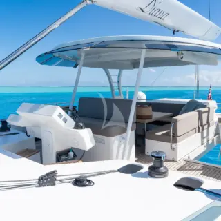 Flybridge with Jacuzzi aft