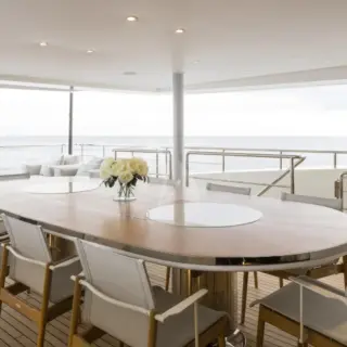 Bridge deck dining