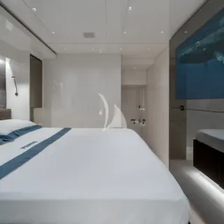 Owner cabin at night