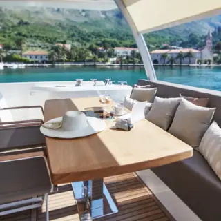 GOOD TIMES - Seating area on Deck