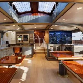 Main saloon with large 65" Smart TV