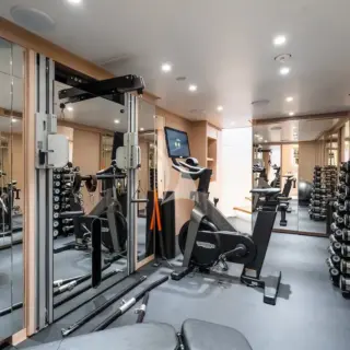 Fully set up gym