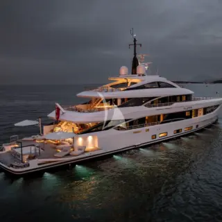 Evening at anchor