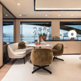 Upper deck saloon