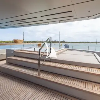 Sun deck jacuzzi