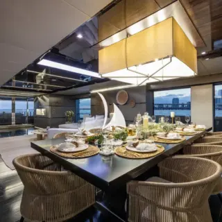 Main deck dining details