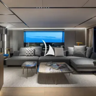 Upper deck lounge area
