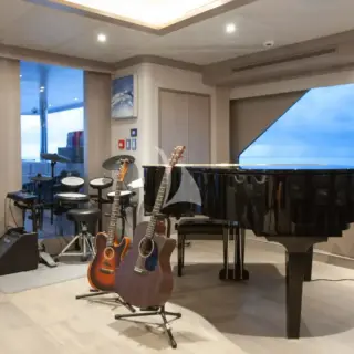 Musical Entertainment - Baby Grand Piano, Drum Set and Guitars