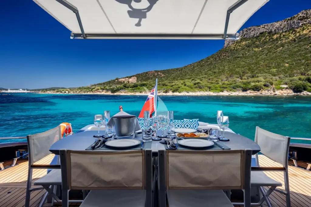 Tayyarah's Aft Seating Area