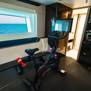 Gym with ensuite