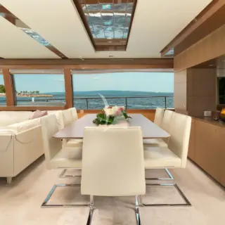 Inside dining area