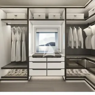 Master cabin walk-in wardrobe (render)
