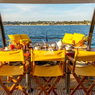 Aft Deck Lounge Area