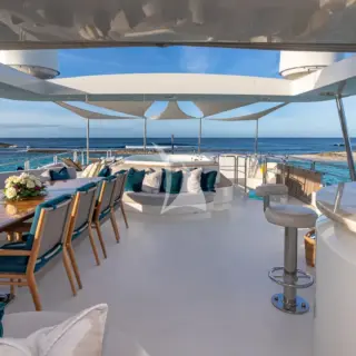 Sun deck view aft