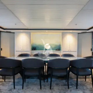 Main salon dining area