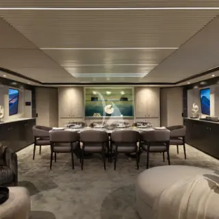 Main salon dining area