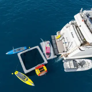 Netted sea pool