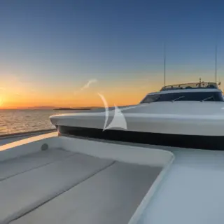 Fore deck at sunset