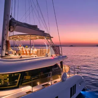 Evening lights on Adara